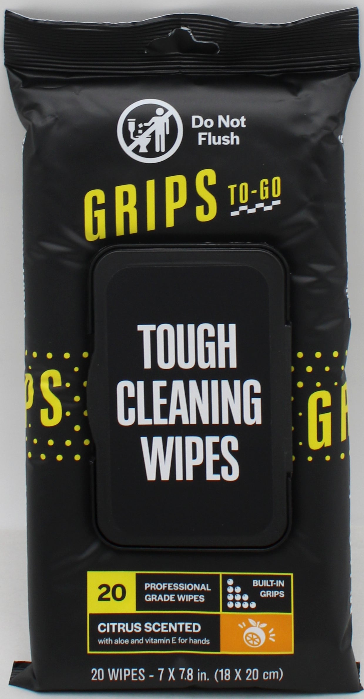 GRIPS TO GO TOUGH CLEANING WIPES EXP 11/26