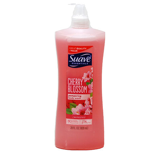 SUAVE BODYWASH 28oz PUMP-CHRRY BLSM