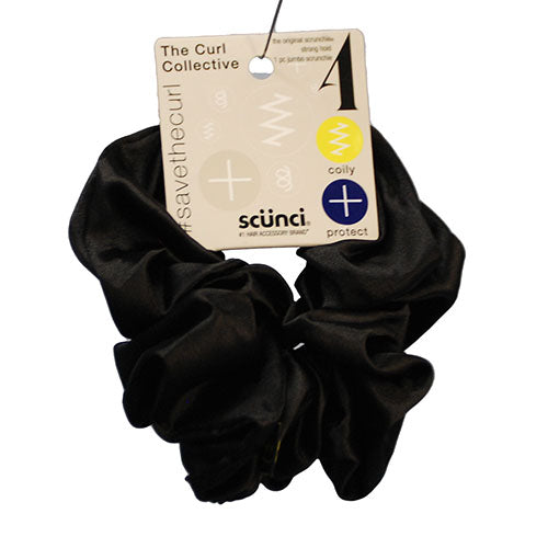 SCUNCI SATIN HAIR SCRUNCHIE 1CT NI