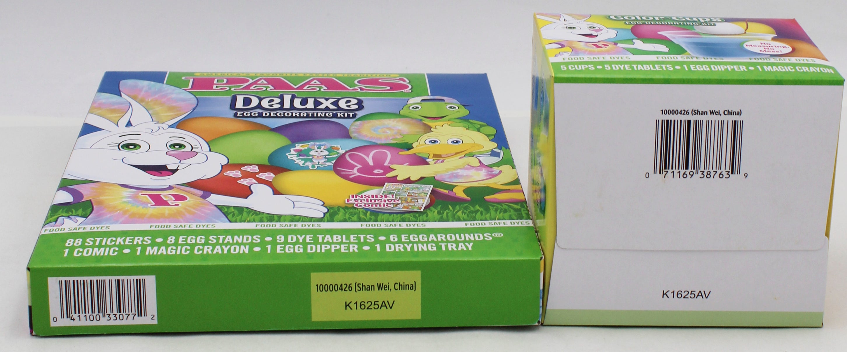 PAAS EGG DECORATING COLOR CUPS & DELUXE KIT FLOOR DISPLAY