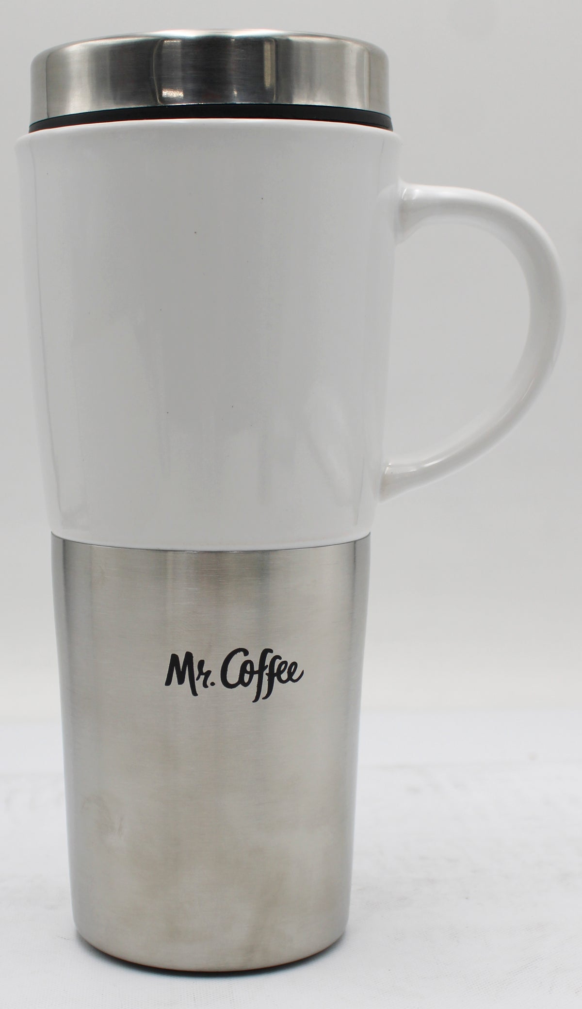 16OZ MR COFFEE TRAVEL CUP / LID - WHITE NI