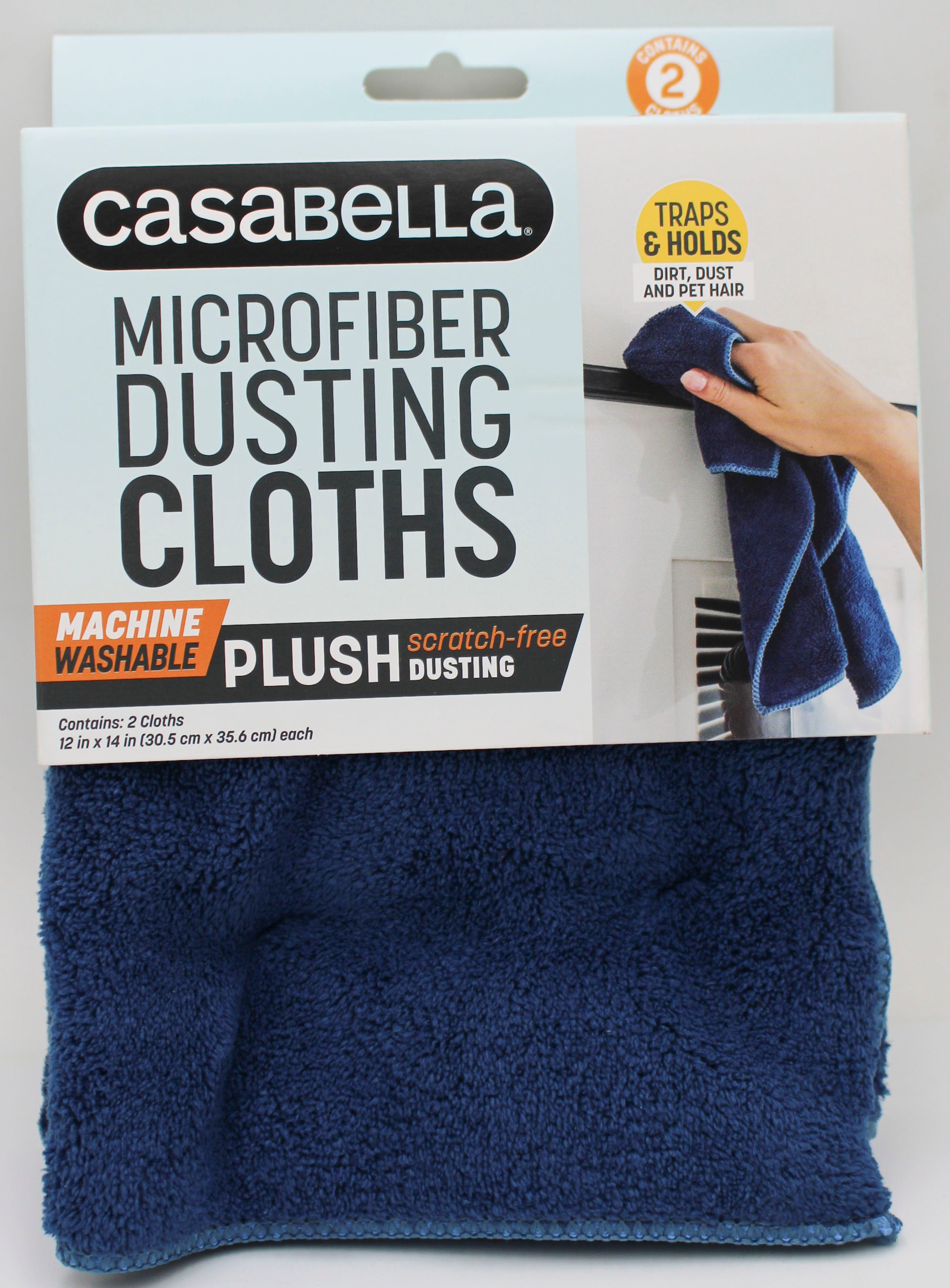 2PK CASABELLA MICROFIBER CLOTHS