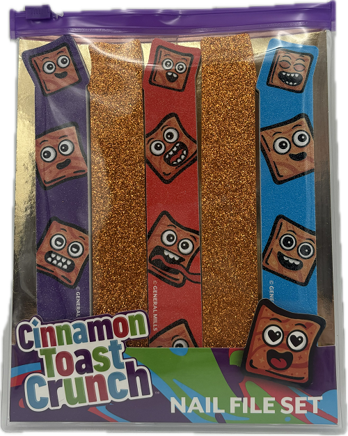 CINNAMON TOAST CRUNCH NAIL FILE SET 5CT NI