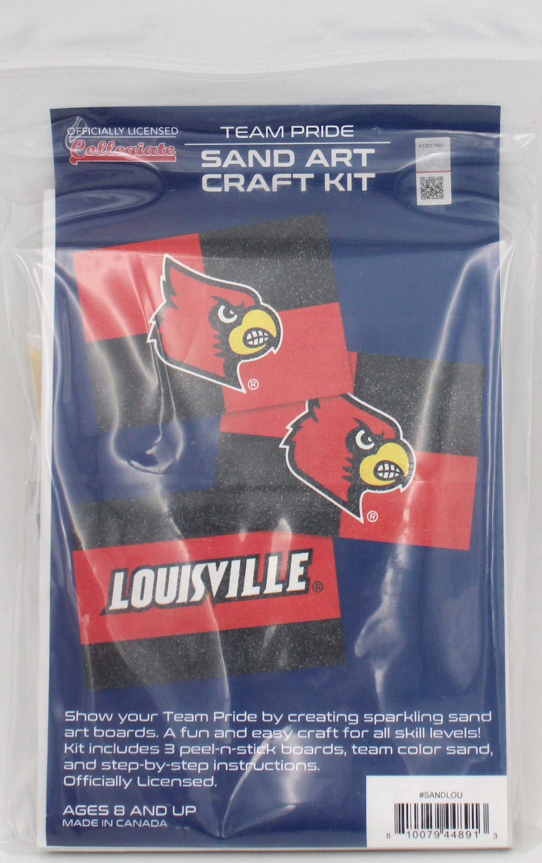 LOUISVILLE CARDINALS SAND ART CRAFT KIT