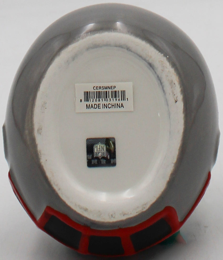 OFFICIALLY LICENCED NEW ENGLAND PATRIOTS SMALL CERAMIC HELMET