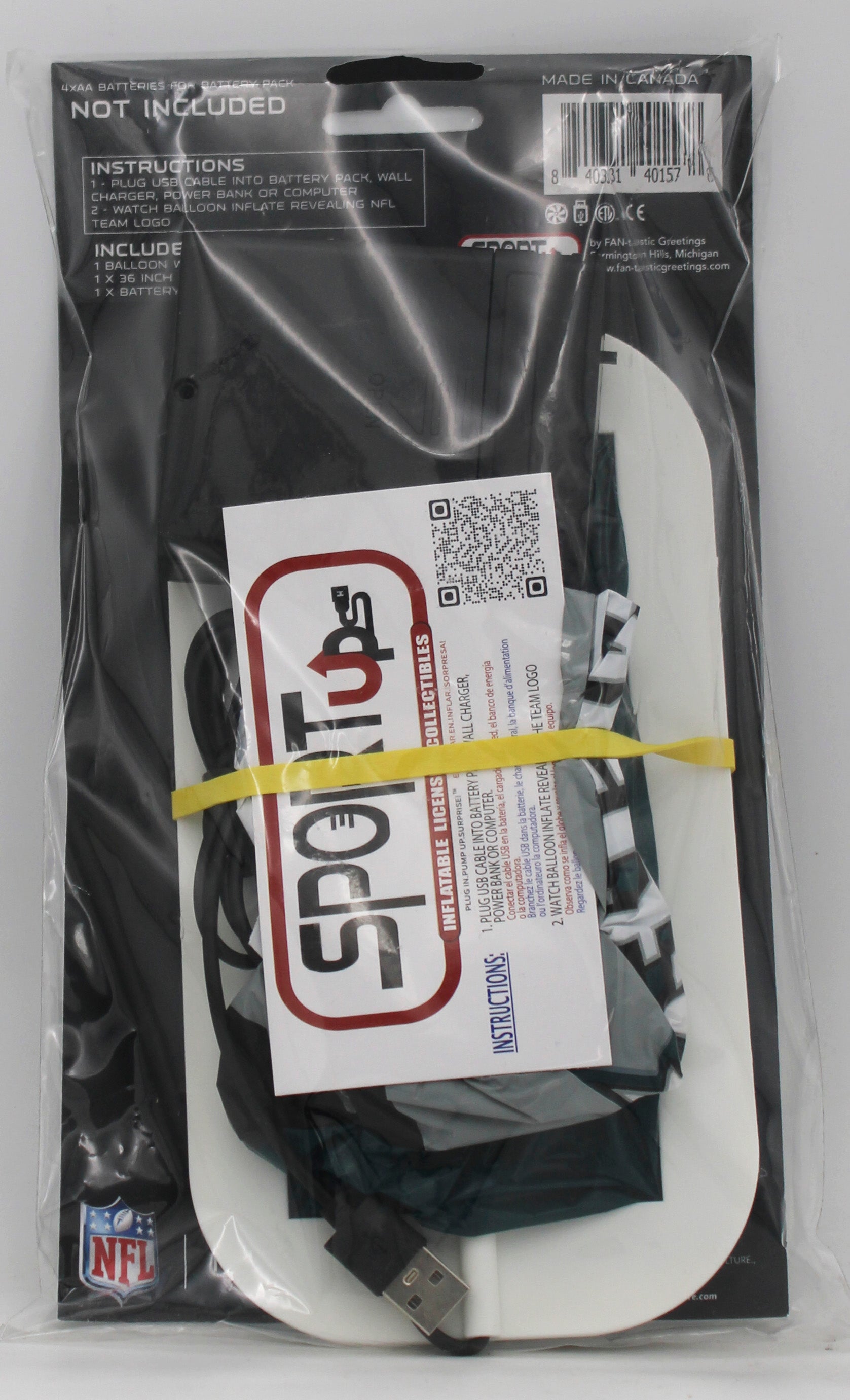 NFL PHILADELPHIA EAGLES TABLETOP INFLATABLE CENTERPIECE