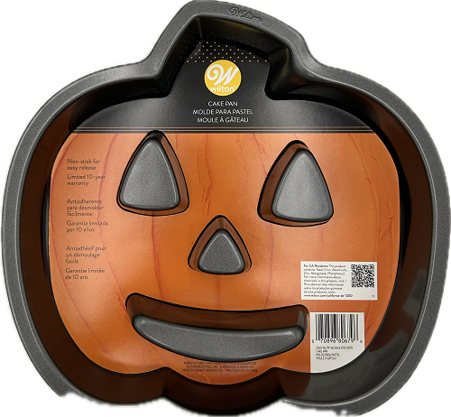 HALLOWEEN PAN JACK O LANTERN WITH TUBES NONSTICK NI
