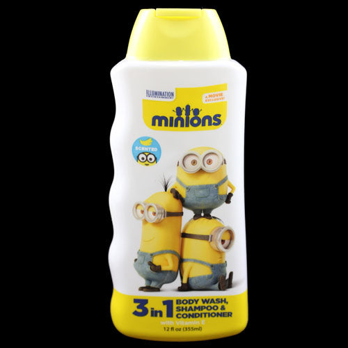 3in1 BDYWSH/SHMP/COND 12oz-MINIONS