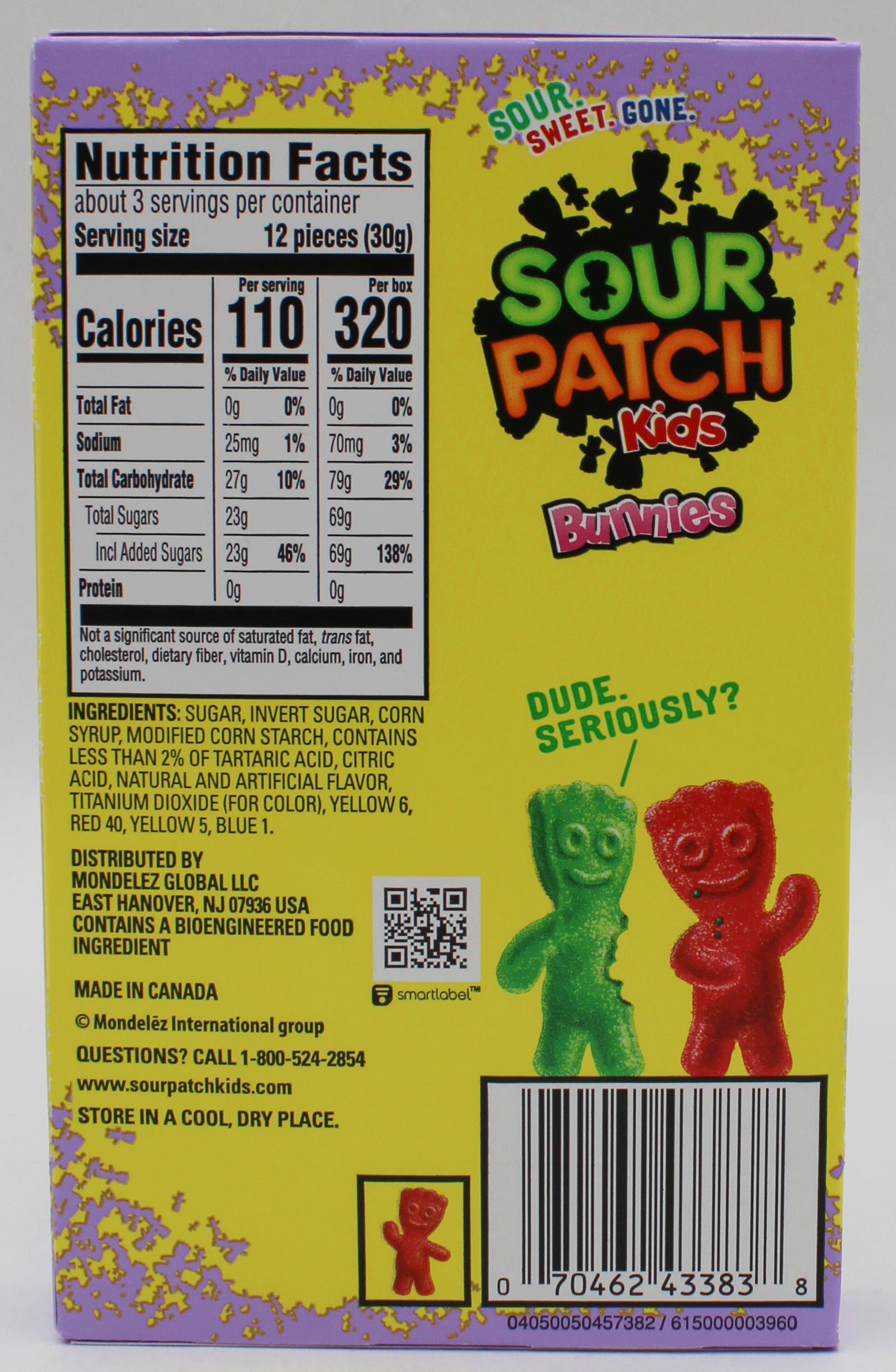SOUR PATCH KIDS BUNNIES THEATRE BOX 3.1 Oz BB 11/5/26