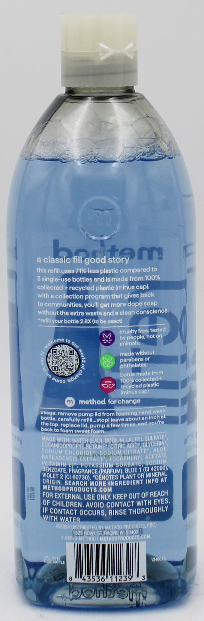 SP METHOD FOAMING HAND WASH 3X REFILL 28oz SEA MINERALS