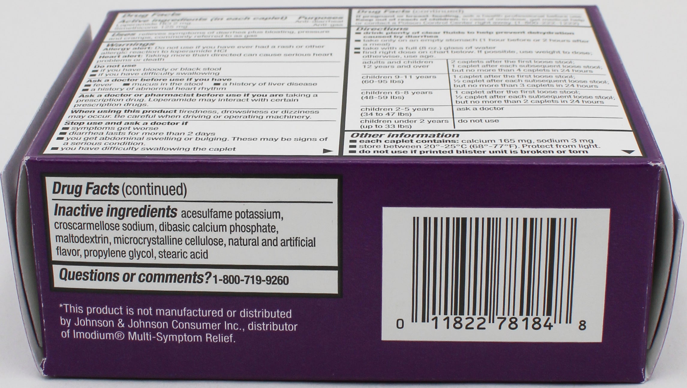 RITE AID ANTI-DIARRHEAL / ANTI-GAS CAPLETS 24ct EXP 09/30/2026 COMPARES TO Imodium