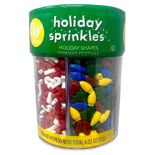 WILTON SPRINKLES 6.02oz(6/21)HOLIDAY