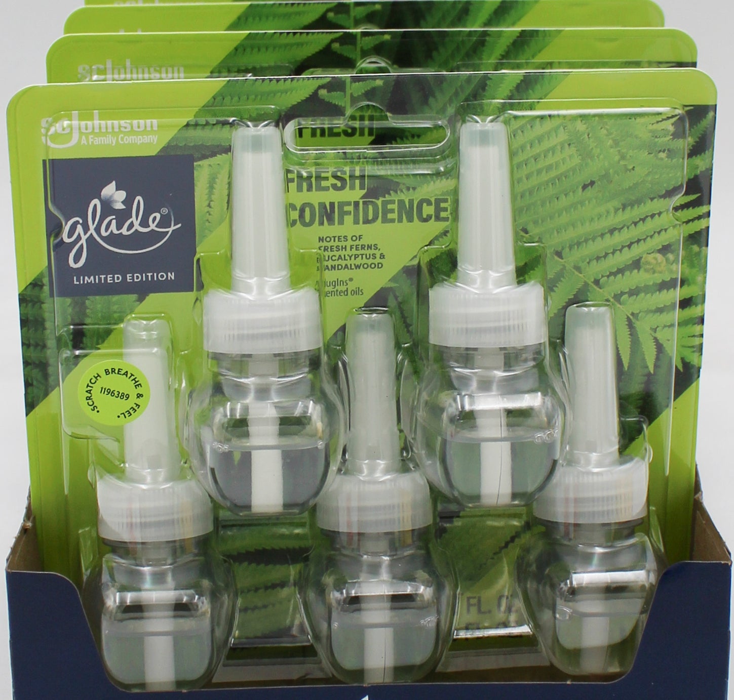 GLADE PLUGINS SCENTED OIL FRESH CONFIDENCE 5ct 0.67floz US