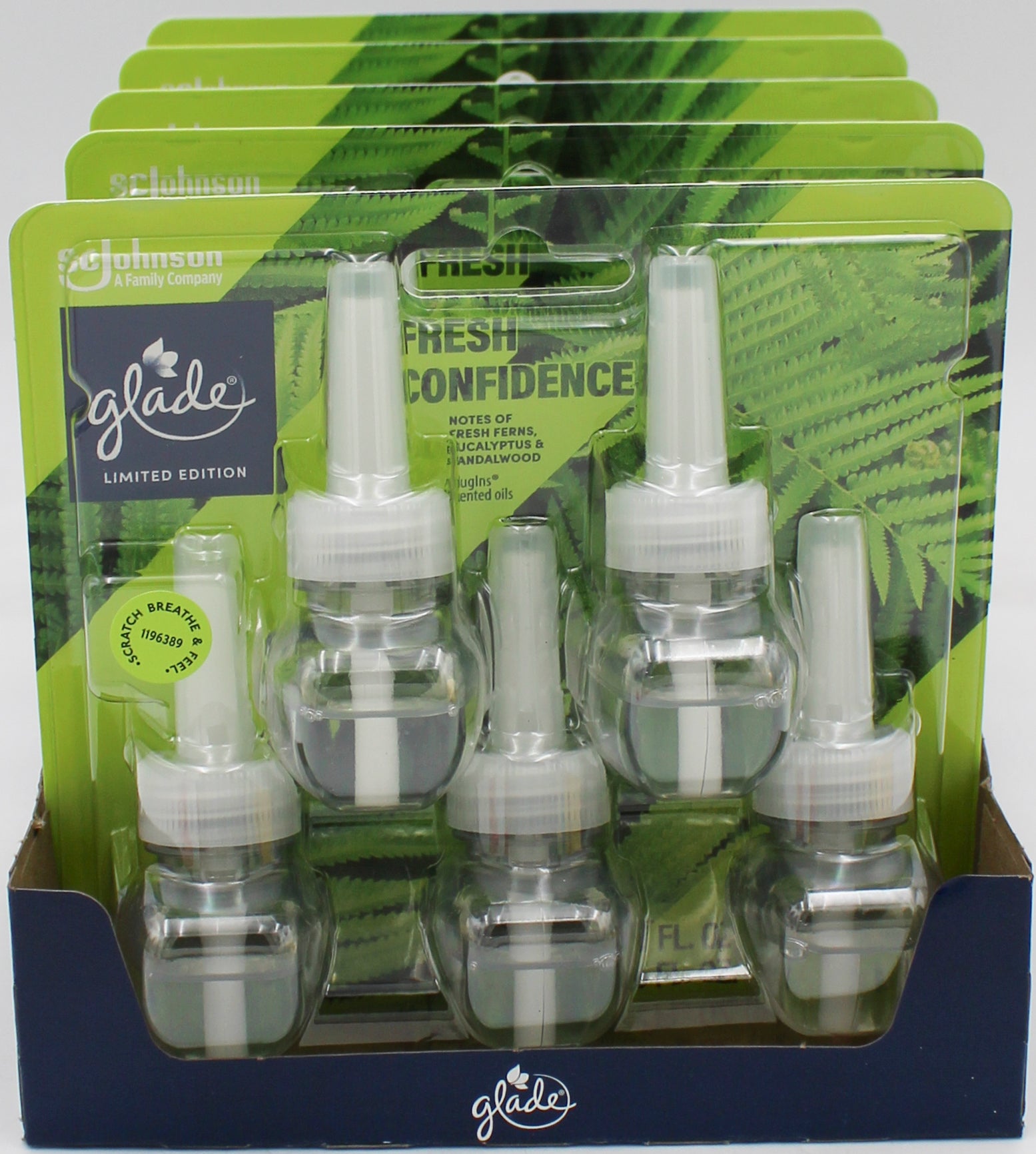 GLADE PLUGINS SCENTED OIL FRESH CONFIDENCE 5ct 0.67floz US