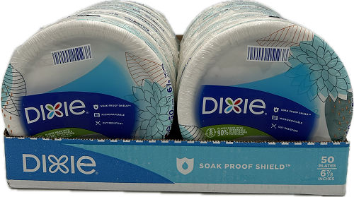 DIXIE PLATES 6 7/8 IN 50CT