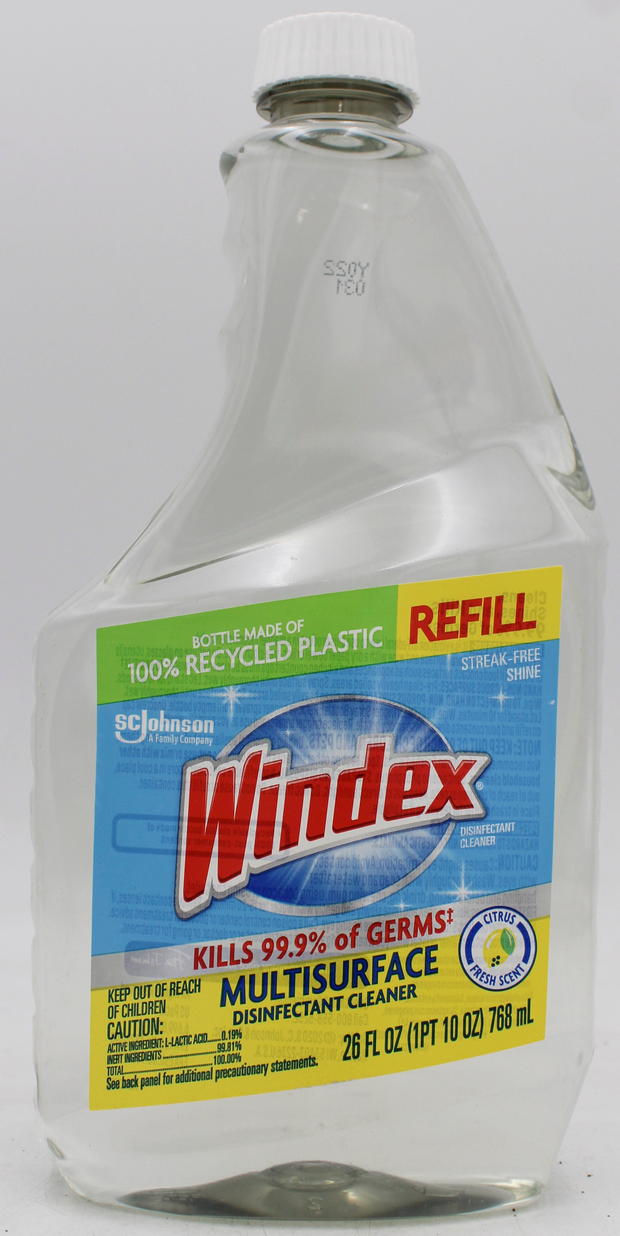 WINDEX MULTI SURFACE CLEANER REFLL 26OZ