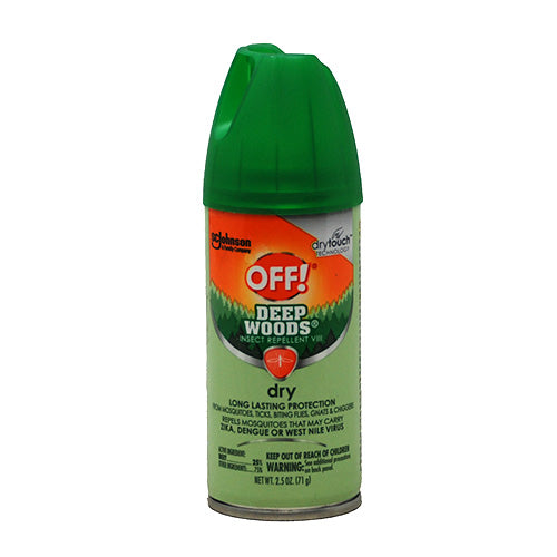 OFF! DEEP WOODS DRY AEROSOL SPRAY 2.5oz