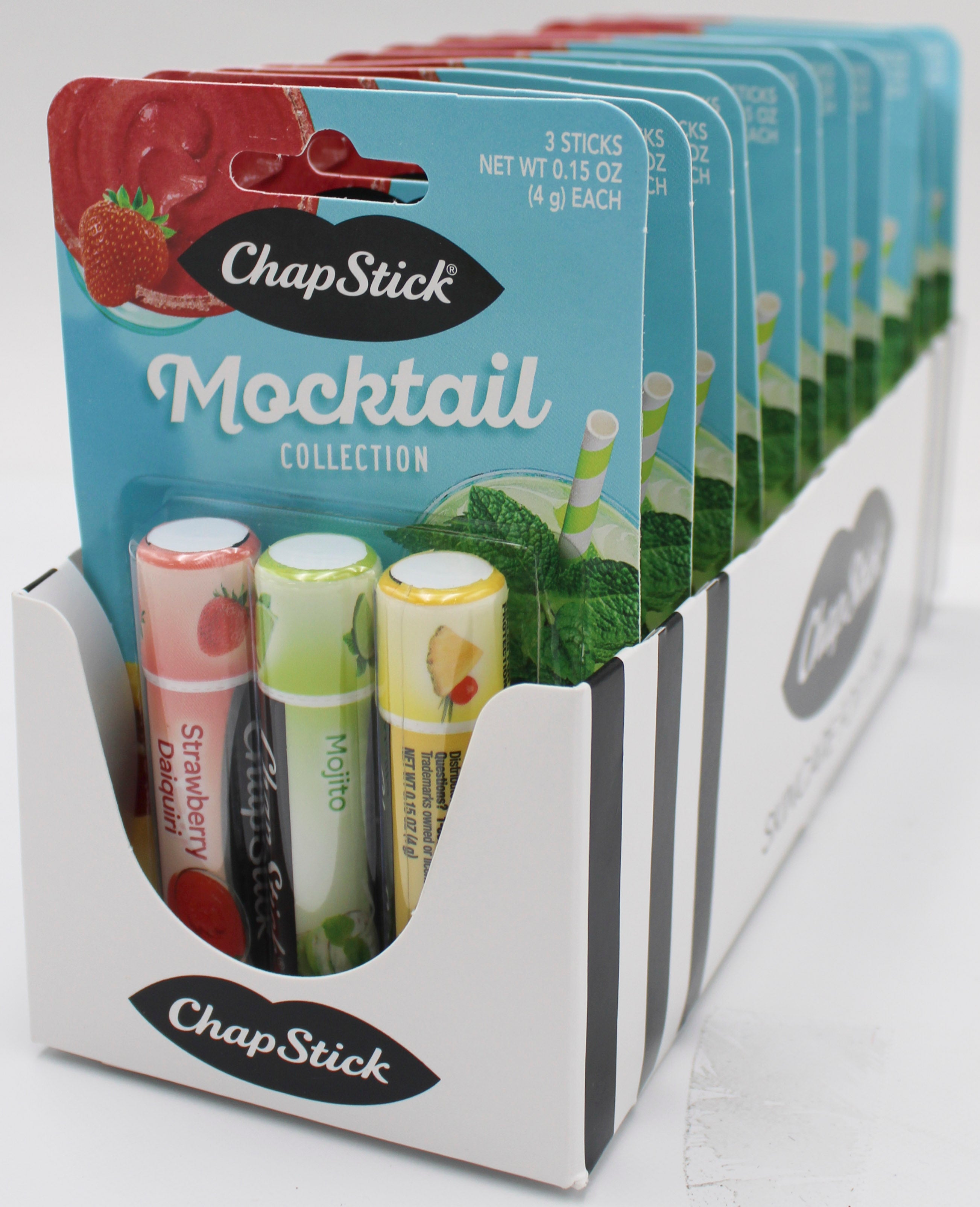 CHAPSTICK MOCKTAILS 3CT LC .45OZ  EXP 4/28/2028