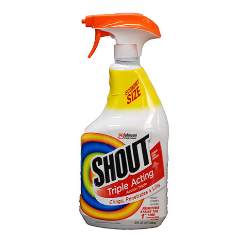 SP SHOUT LAUNDRY STAIN RMVR 32oz-TRIPLE ACTING