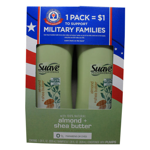 SUAVE SHMP/COND 28oz/2PK-SHEA  BTTR