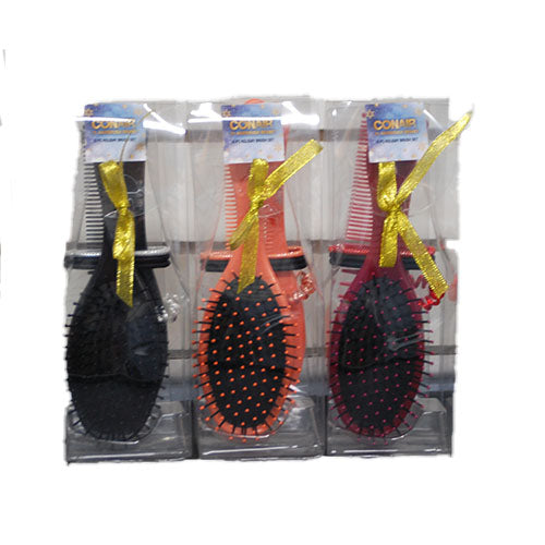 CONAIR 6PC HOLIDAY BRUSH SET ASST COLORS NI