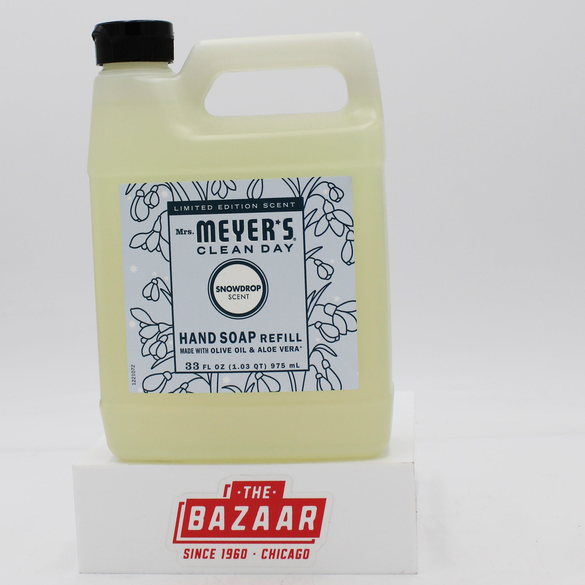 SP MEYER'S HAND SOAP REFILL SNOWDROP SCENT 33oz