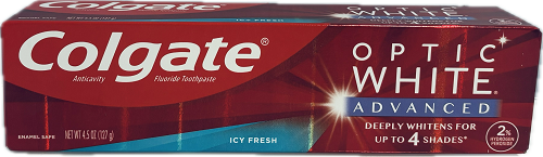 COLGATE OPTIC WHITE ADVANCED TOOTHPASTE 4.5oz ICY FRESH EXP 12/31/24 NI
