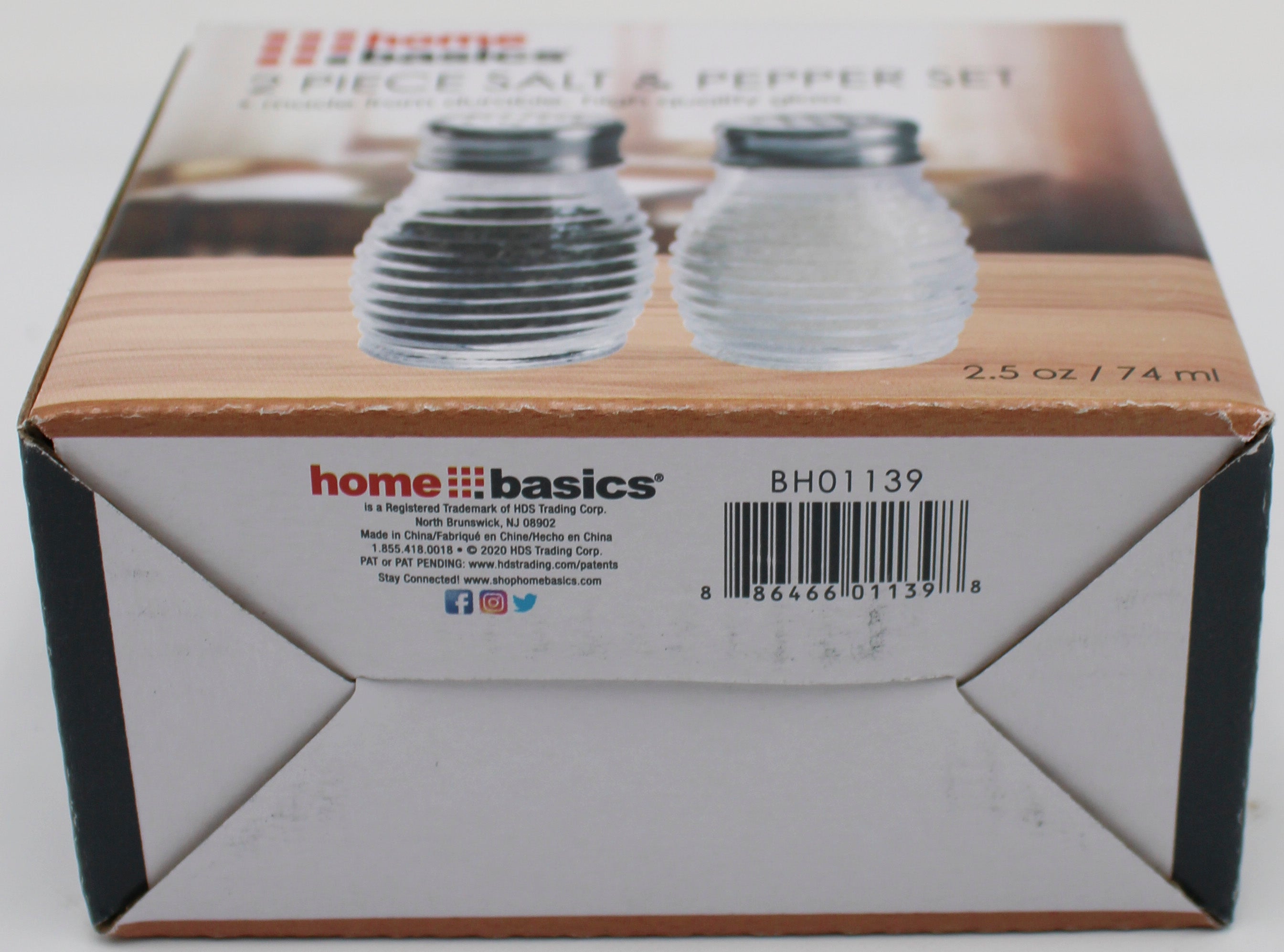 SALT & PEPPER SET BEEHIVE 2PC