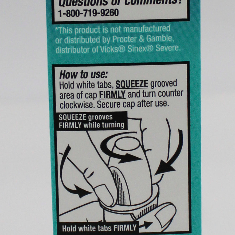 RITE AID 12HR SEVERE NASAL RELIEF SPRAY W/MENTHOL 1oz EXP 1/31/2027 COMPARES TO Afrin