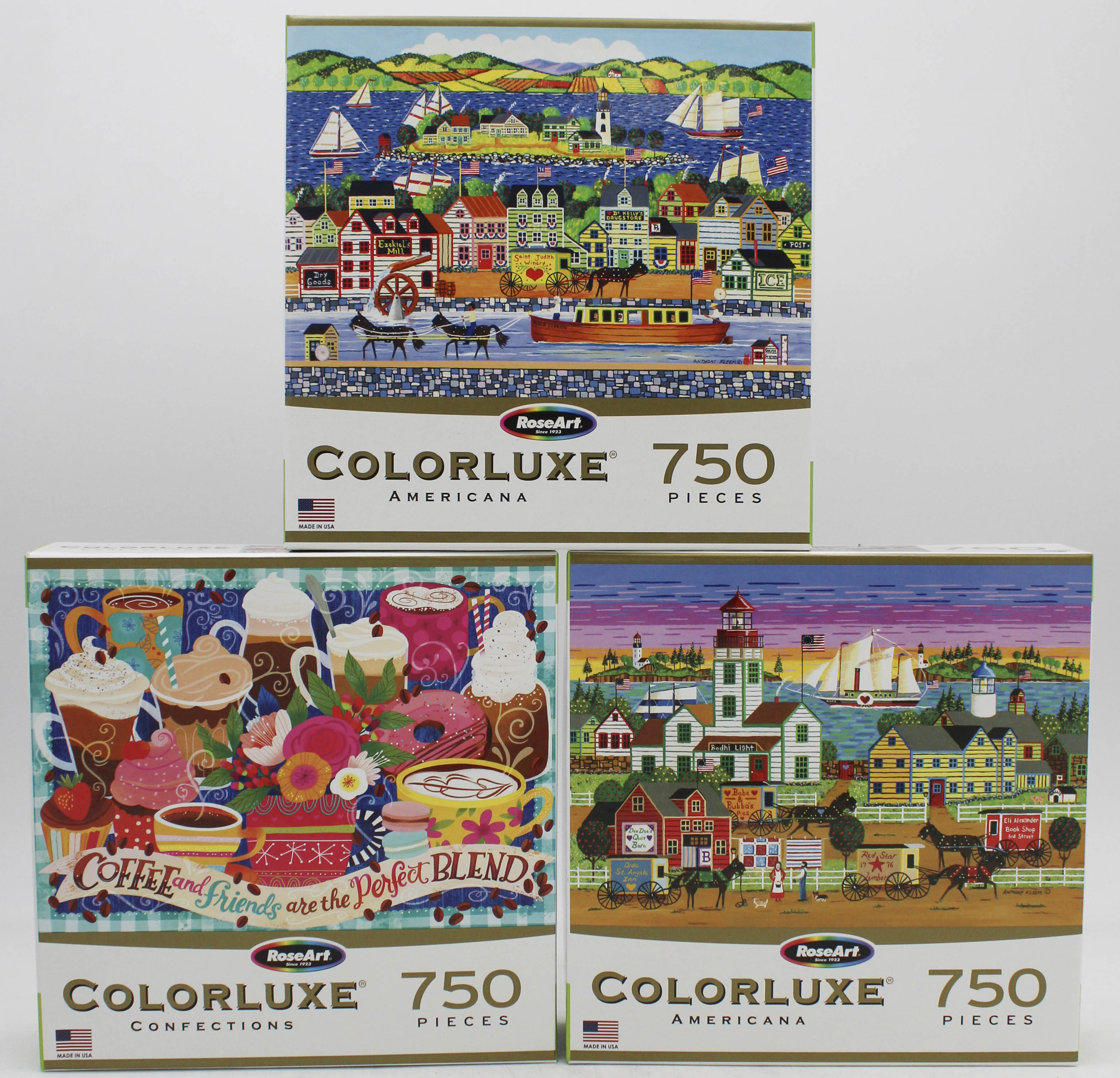 COLORLUXE 750pc PUZZLE ASSORTMENT