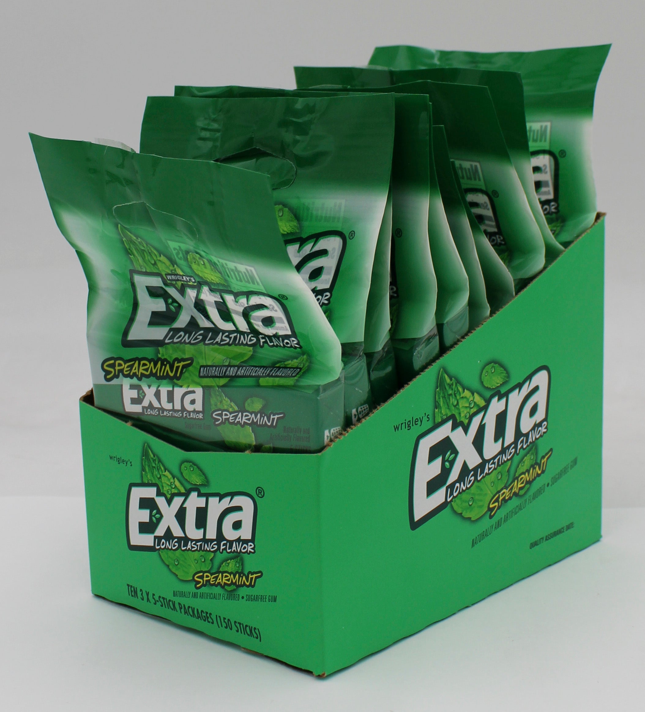 EXTRA SPEARMNT 5 STICK 10ct 3pk BB 12/16/2025 NI
