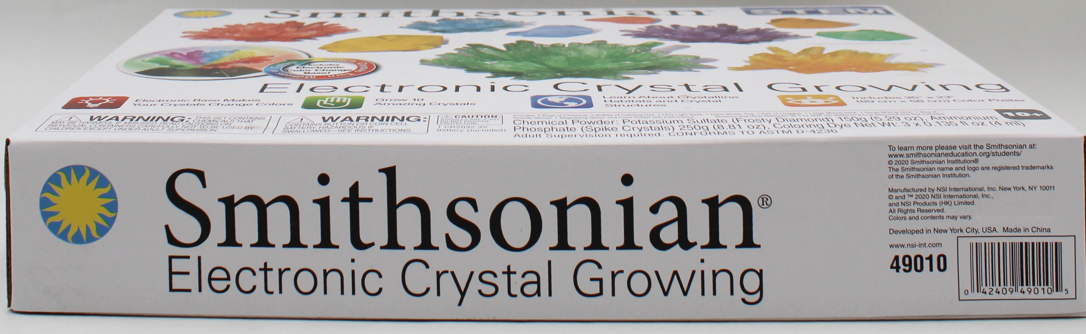 SMITHSONIAN GROWING CRYSTAL