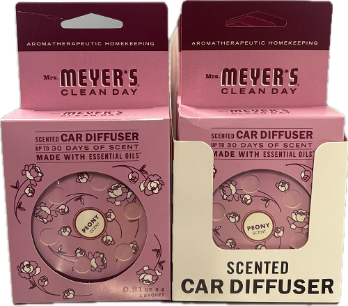 MRS MEYERS SCENTED CAR DIFFUSER PEONY 1ct US