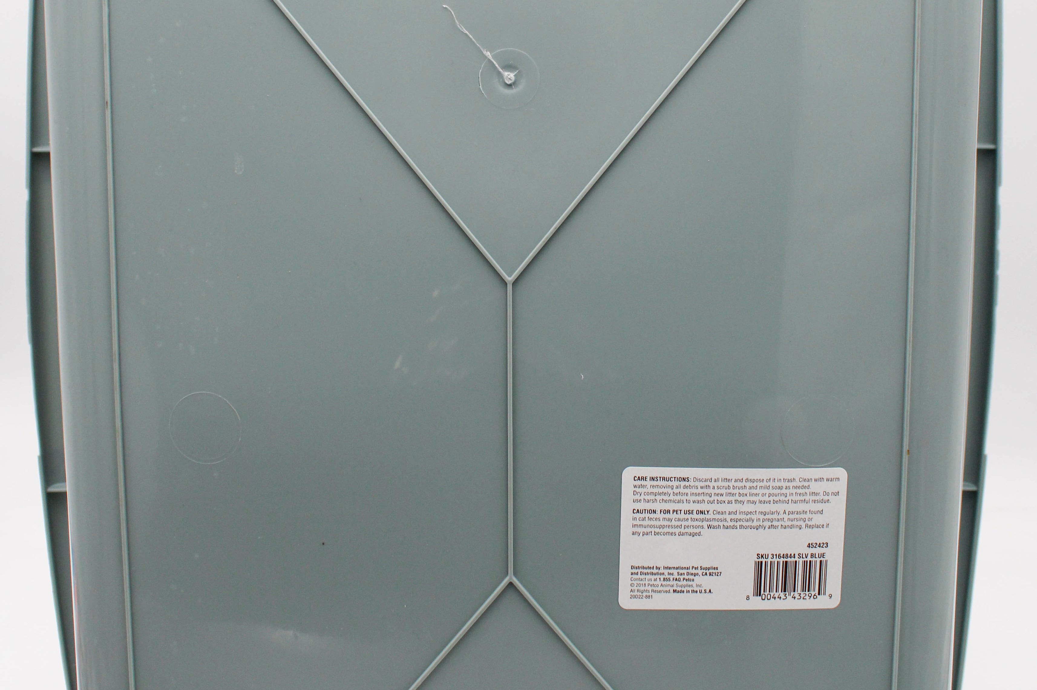 SO PHRESH LITTER PAN WITH MICROBAN 21.75 X 6.75 X 6.5 in. LARGE