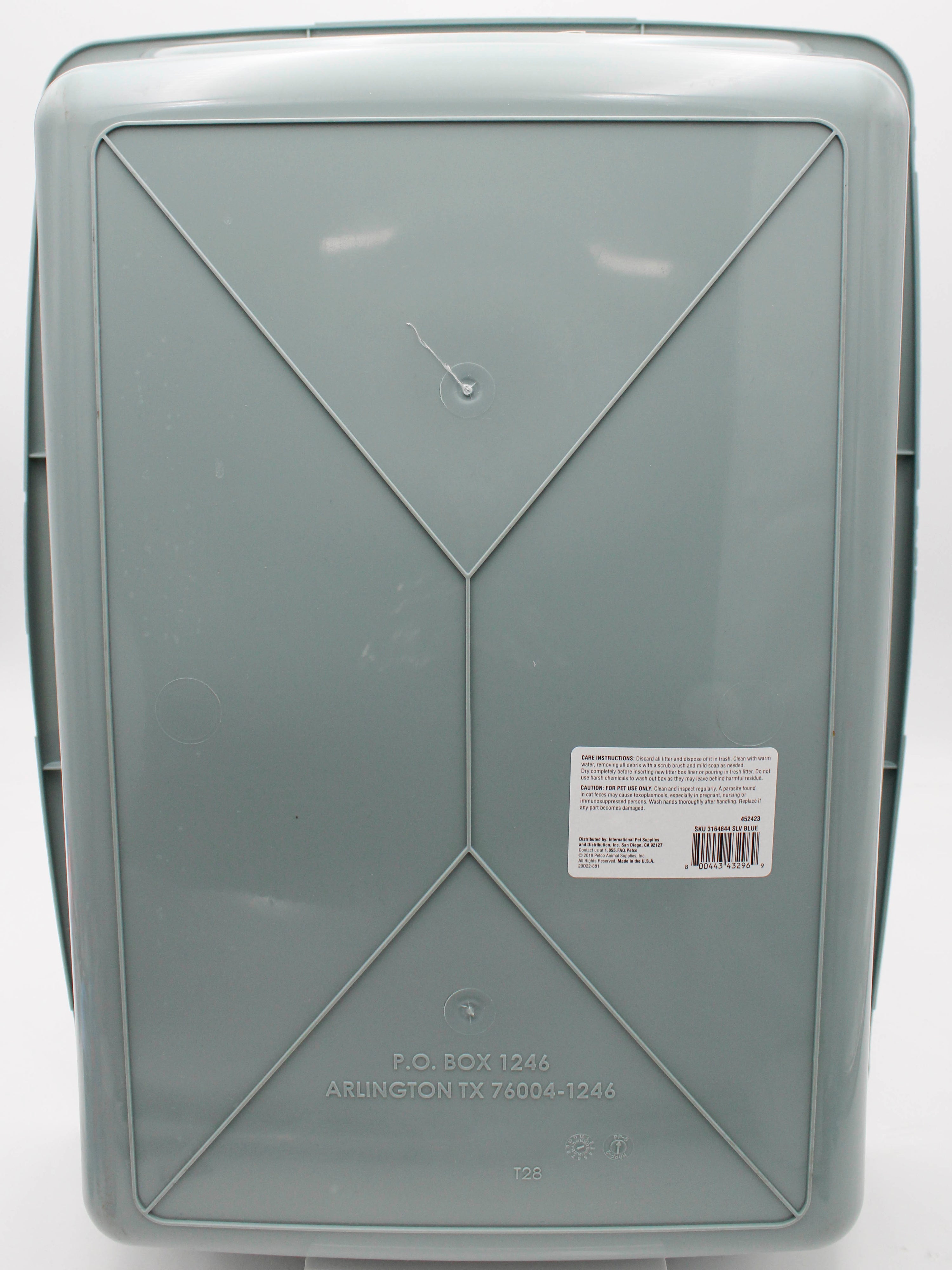 SO PHRESH LITTER PAN WITH MICROBAN 21.75 X 6.75 X 6.5 in. LARGE
