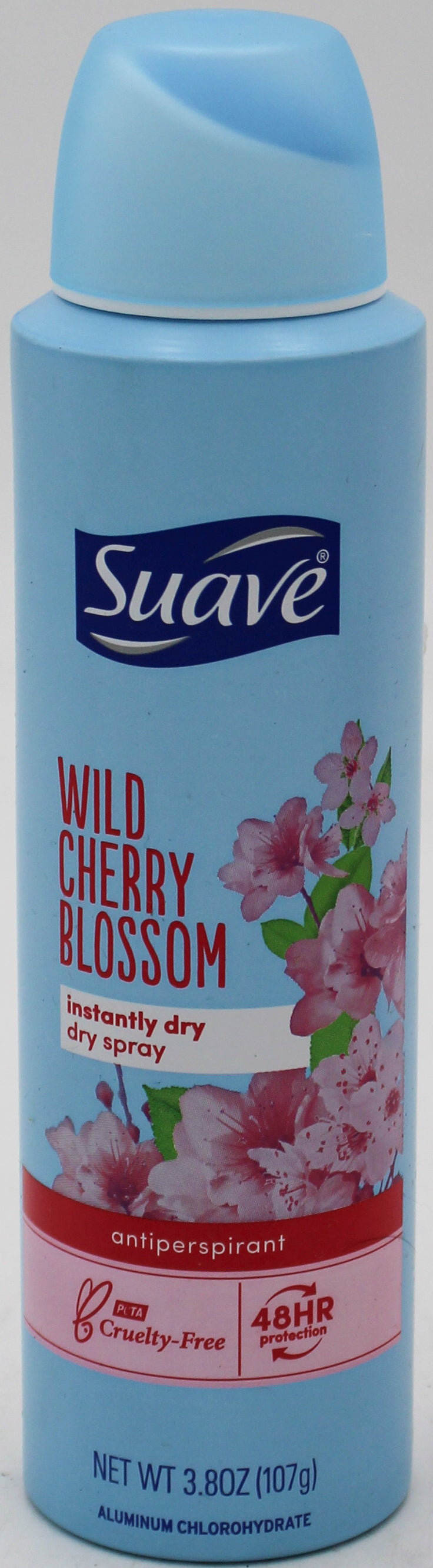 SUAVE DRY SPRAY ANTIPERSPIRANT CHERRY BLOSSOM 3.8oz