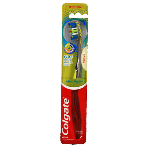 COLGATE 360 ADVANCED 4 ZONE TOOTHBRUSH MEDIUM NI