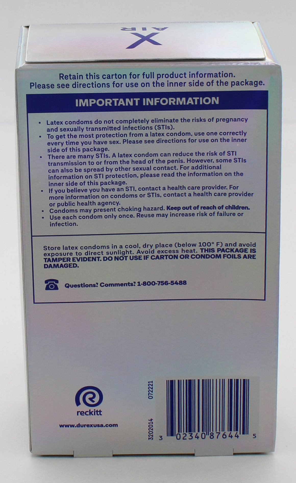 DUREX 10 PACK CONDOMS AIR CLOSE FIT EXP 2/2027