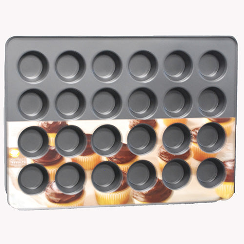 WILTON MEGA MUFFIN PAN NONSTICK 24CUP  ( BRN BOX )