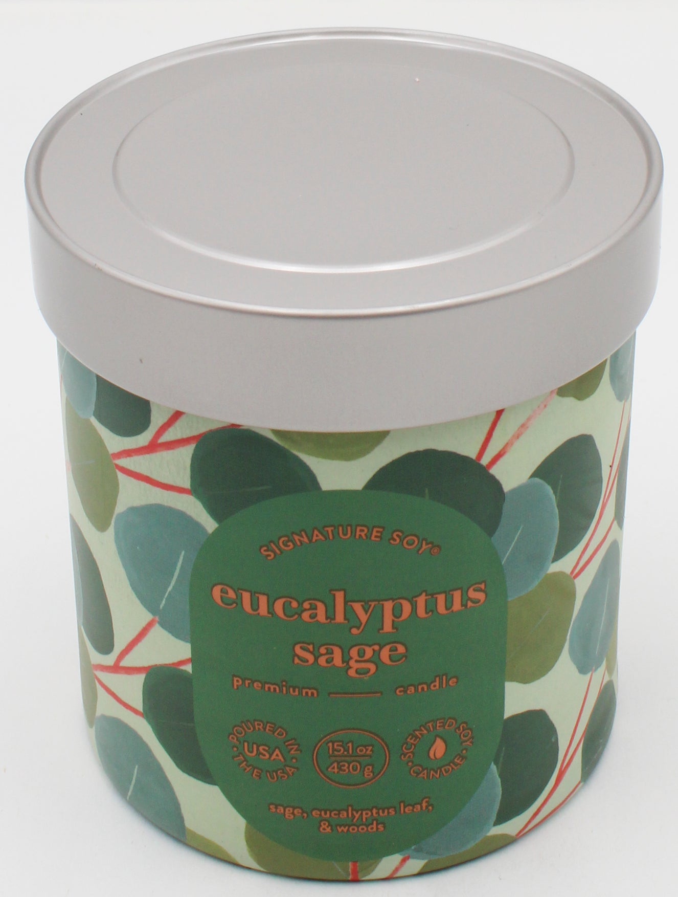 SIGNATURE SOY JAR CANDLE EUCALYPTUS SAGE 15.1oz