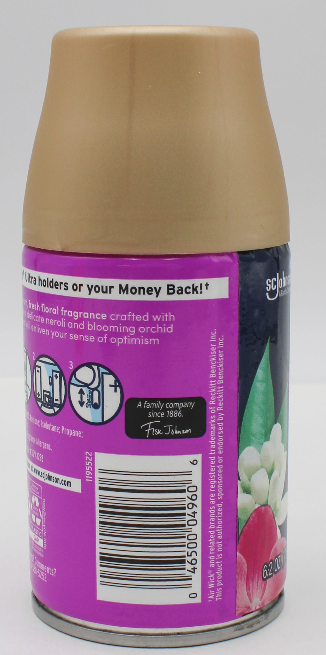 SP GLADE AUTOMATIC SPRAY REFILL ORCHID & NEROLI 6.2oz