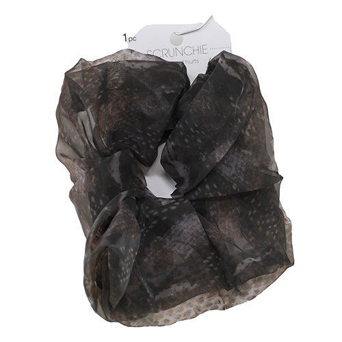 SCUNCI ELITE JUMBO ORGANZA SCRUNCHIE 1CT($6)NI