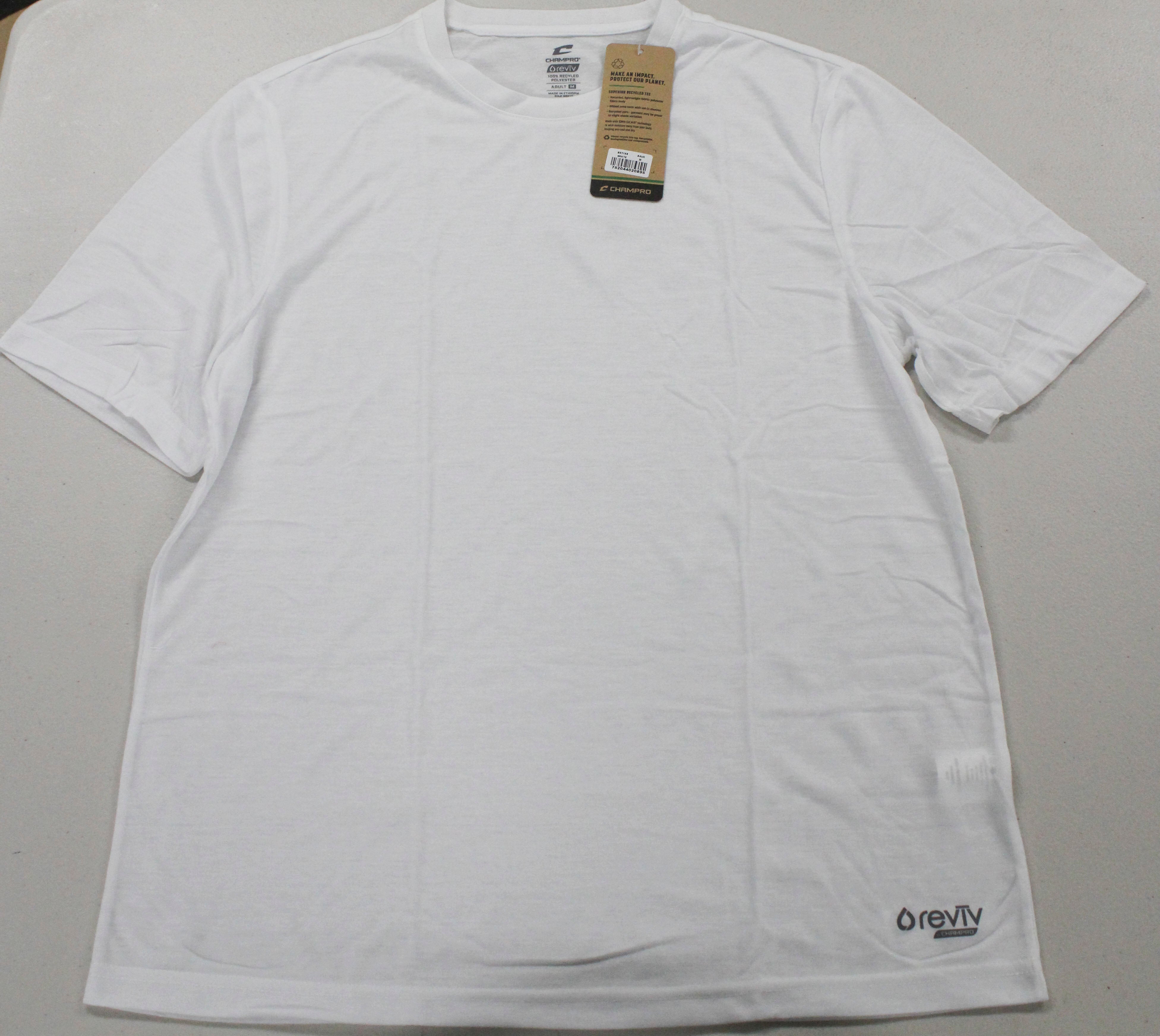 T-SHIRT - ADULT -WHITE- M