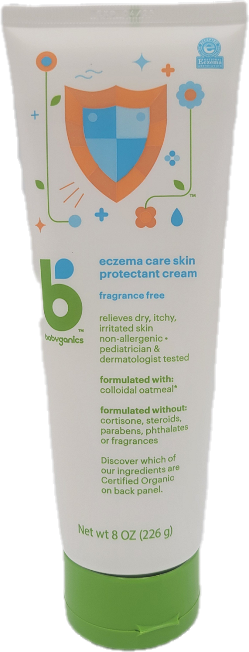 BABYGANICS ECZEMA CARE SKIN CREAM 8oz US EXP 04/25