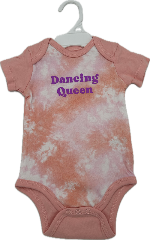 DANCING QUEEN ONESIE 3-6 MONTHS
