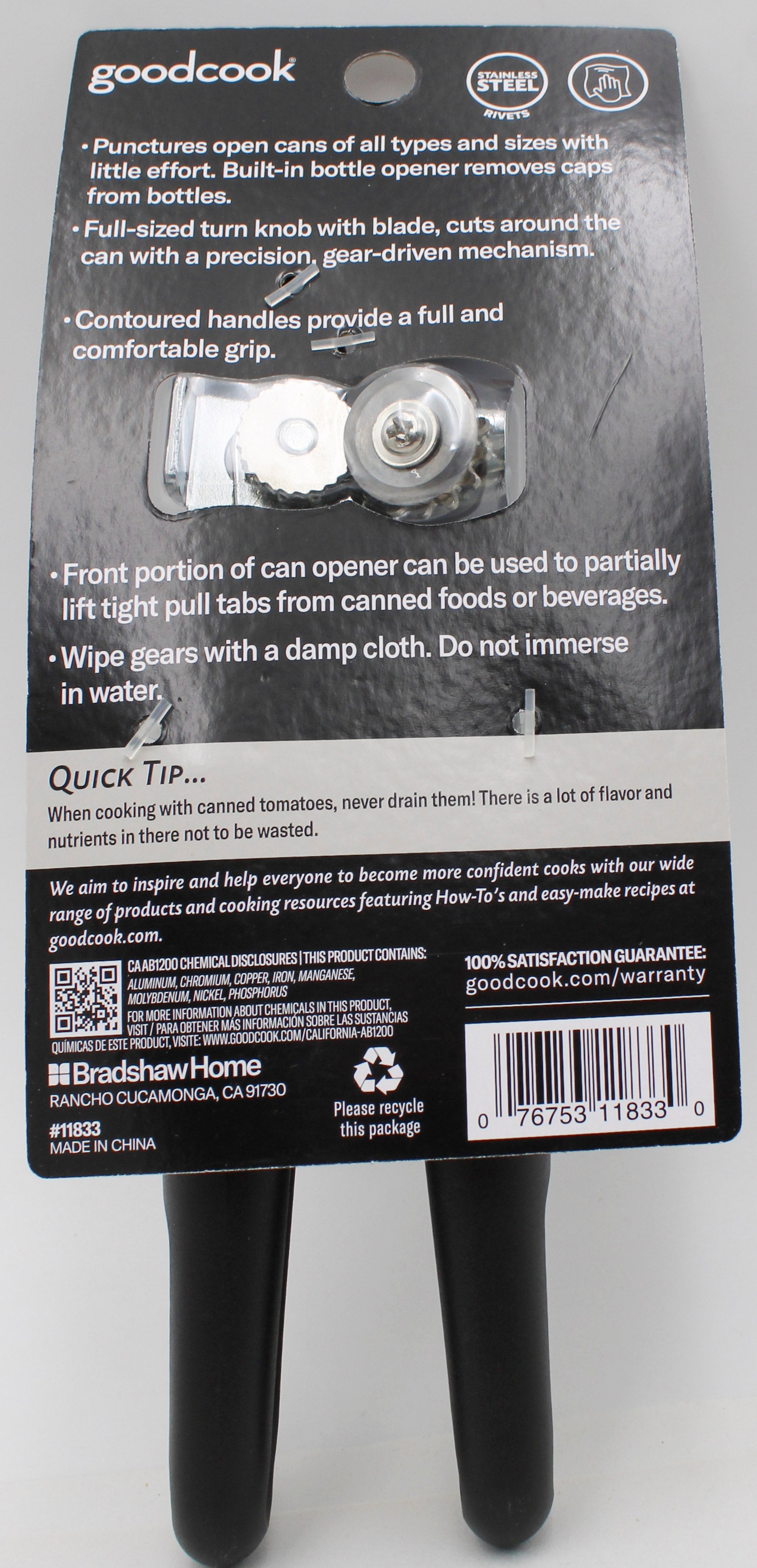 CAN OPENER IN CDU