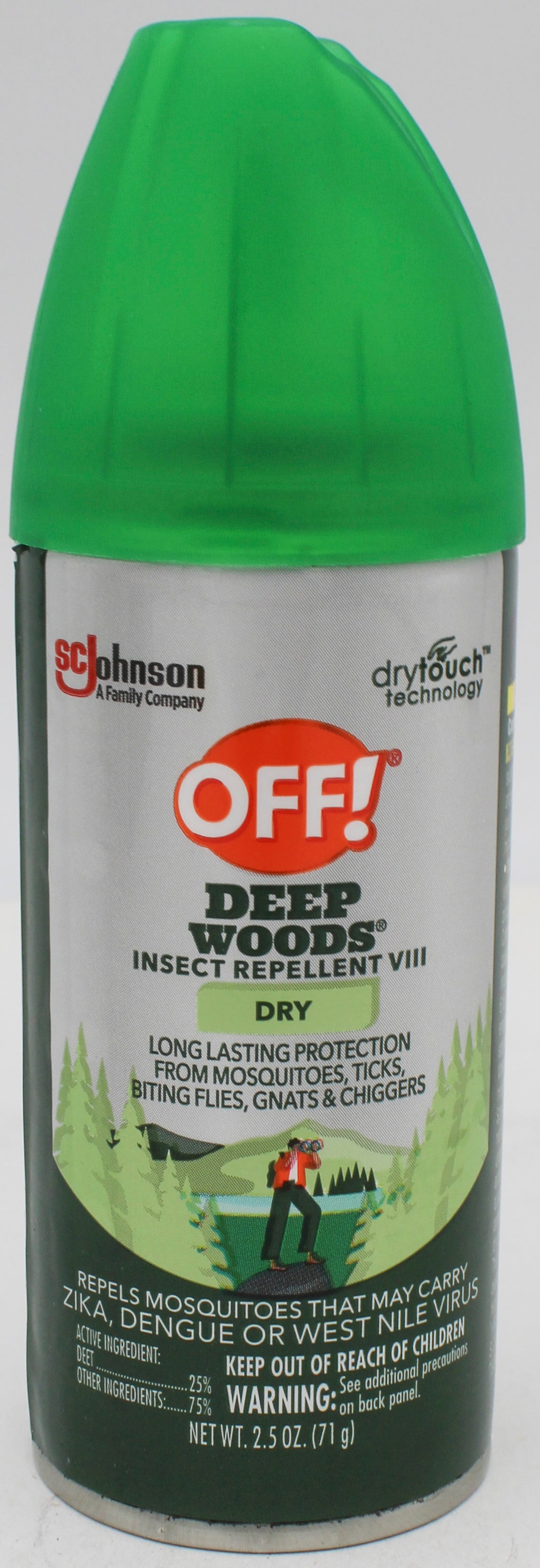 OFF! DEEP WOODS DRY AEROSOL SPRAY 2.5oz