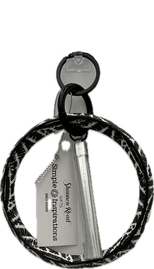 ZEBRA BANGLE KEYCHAIN