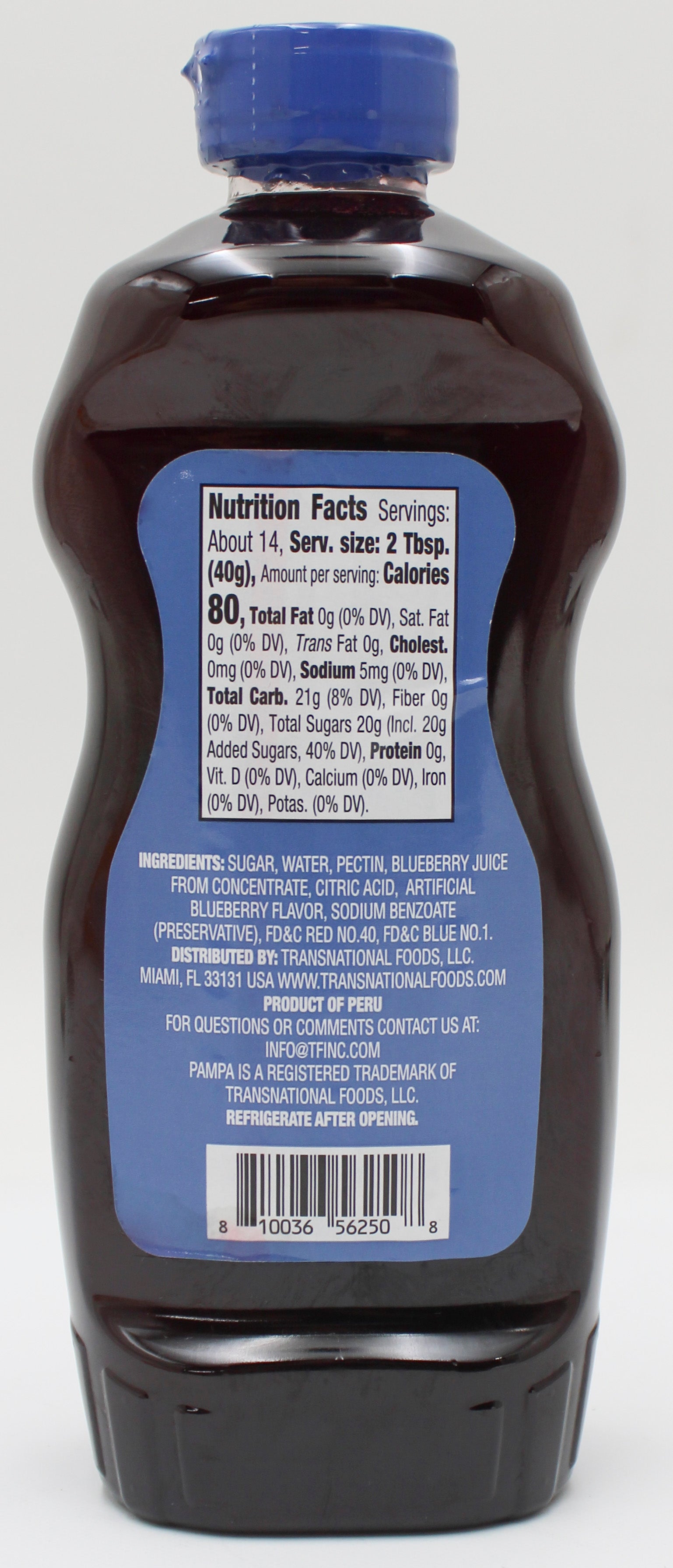 PAMPA BLUEBERRY SPREAD 19 OZ BB 1/31/27