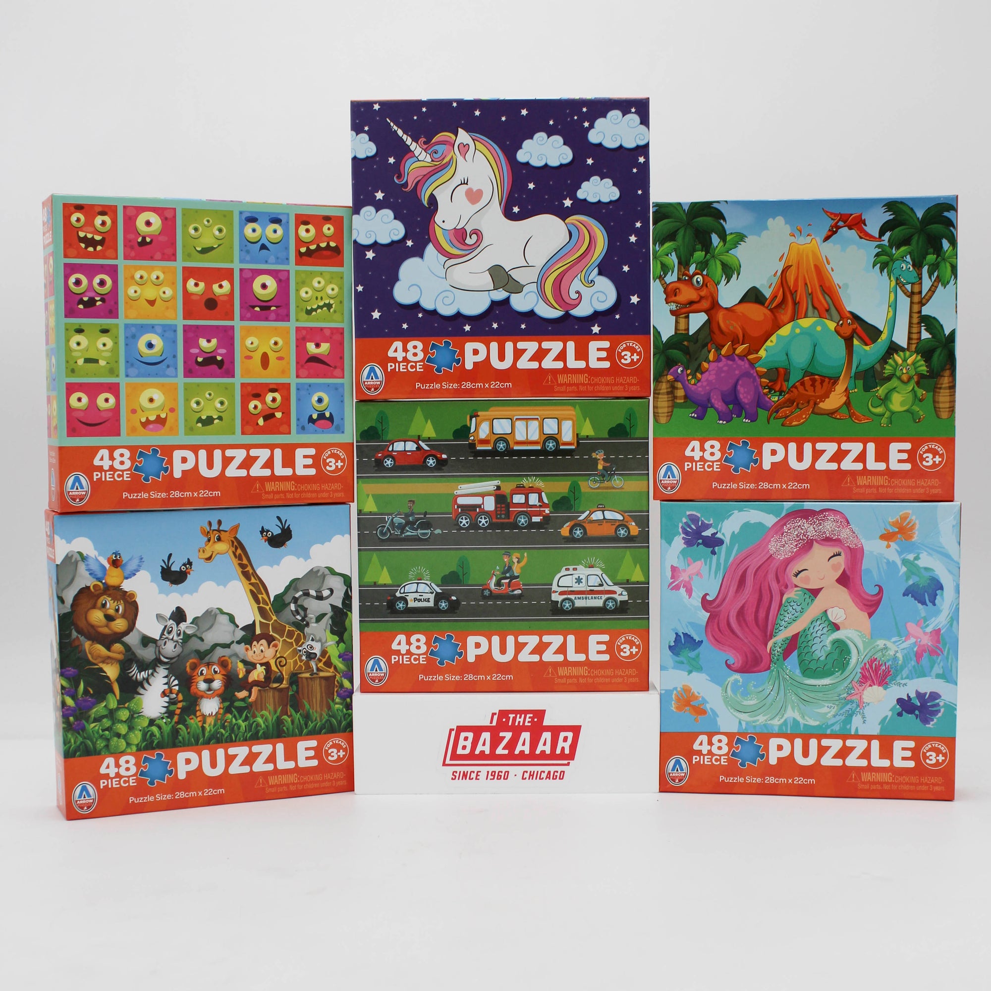 ARROW ASSORTED KIDS PUZZLE 48PCS